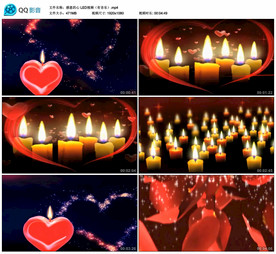 感恩的心 舞台大屏背景视频成品