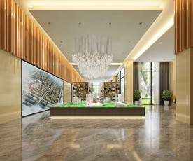高端售楼部 大厅设计