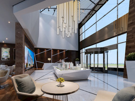 售楼部大厅模型