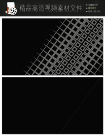 时尚唯美几何图形汇聚图形视频