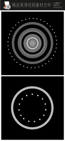 时尚唯美几何图形汇聚图形视频