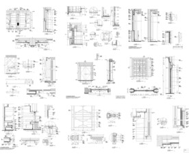 窗帘盒踢脚线施工图