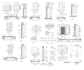 餐厅玻璃门施工图
