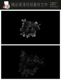 时尚唯美几何图形汇聚图形视频