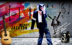 迈克杰克逊酒吧工装背景墙