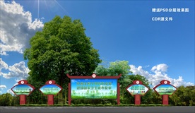 卫生文明城市宣传牌