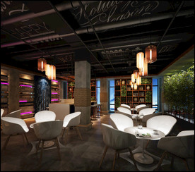 欧美 现代咖啡馆