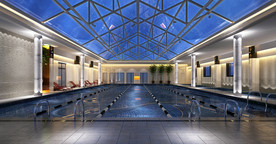 游泳池模型设计