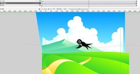 燕子天上飞飞过田野山间4秒