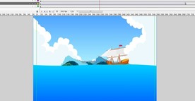 在海中航行的帆船6秒