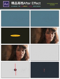 AE简约图形MG动画片头标志