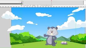 一只海狸在笑的动画4秒