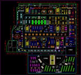 精品超市平面图