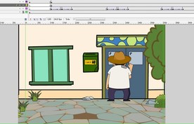 农名工敲门5秒动画