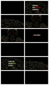 AE大气立体炫酷头片尾视频