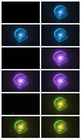 AE闪电标志片头片尾视频