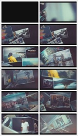 AE青春活力电子相册照片展示