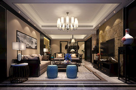 中式风格客厅效果图