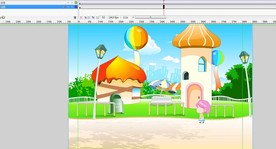 去游乐场的小女孩动画10秒