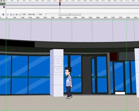 男子从银行门口走过10秒