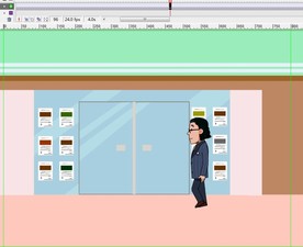 男子经过房地产公司门口10秒