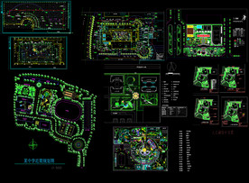 学校建筑规划平面图