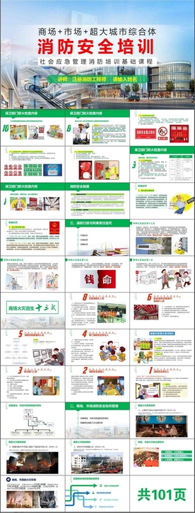 商场消防安全培训消防讲座