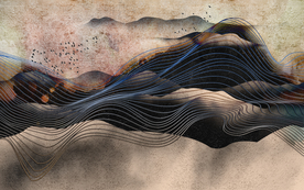 意境山水 大型山水壁画