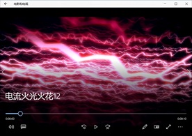 电光火花闪电视频动态背景特效素
