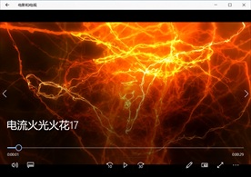 电光火花闪电视频动态背景特效素