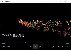 卡通音乐音符视频动态背景特效素