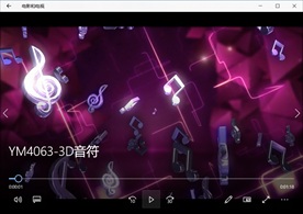 卡通音乐音符视频动态背景特效素