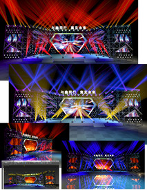 大型室内体育场演唱会舞美