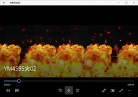 燃烧火焰动态背景特效素材