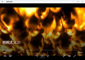 燃烧火焰动态背景特效素材
