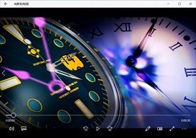 钟表时间动态背景特效素材