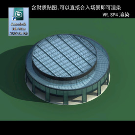 字楼 现代办公楼 建筑模型图