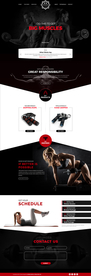 运动健身企业宣传网站模板