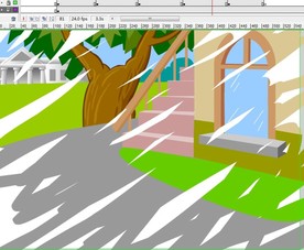 涂抹试擦效果后楼梯图片5秒