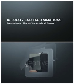 AE唯美粒子光线企业LOGO