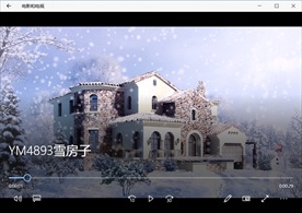 圣诞节建筑背景特效素材