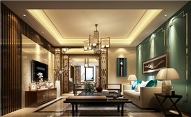 中式客厅模型