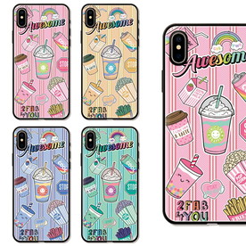 卡通少女手机壳图案