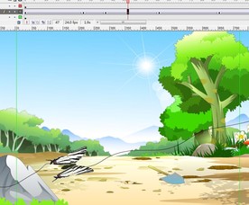 斑马纹路蝴蝶飞舞动画6秒