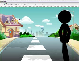 由上而下的动画火柴人6秒