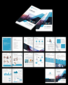 公司word商务画册设计模板