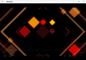 矩形线条结构变换跳动背景视频