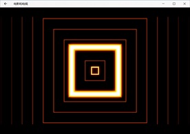 矩形线条结构变换跳动背景视频