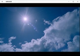 蓝天白云飞翔天空风景视频