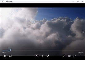 蓝天白云飞翔天空风景视频